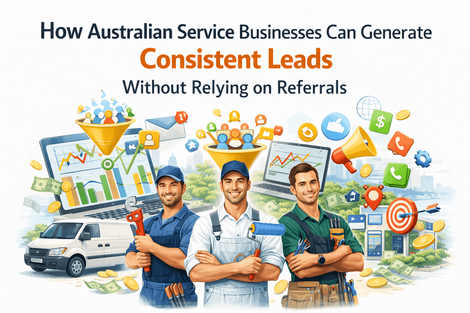 How Australian Service Businesses Can Generate Consistent Leads Without Relying on Referrals
