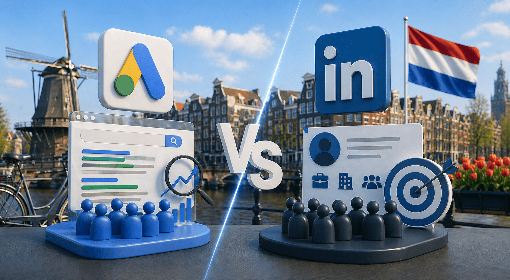 Google Ads vs LinkedIn Ads in the Netherlands