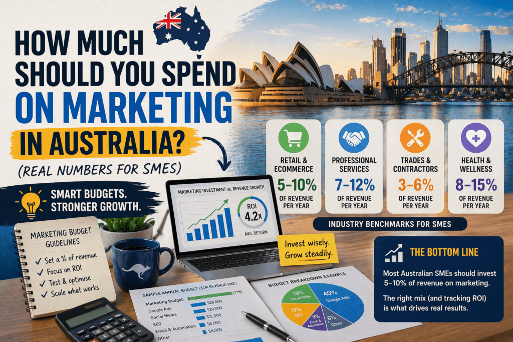 How Much Should You Spend on Marketing in Australia (Real Numbers for SMEs)