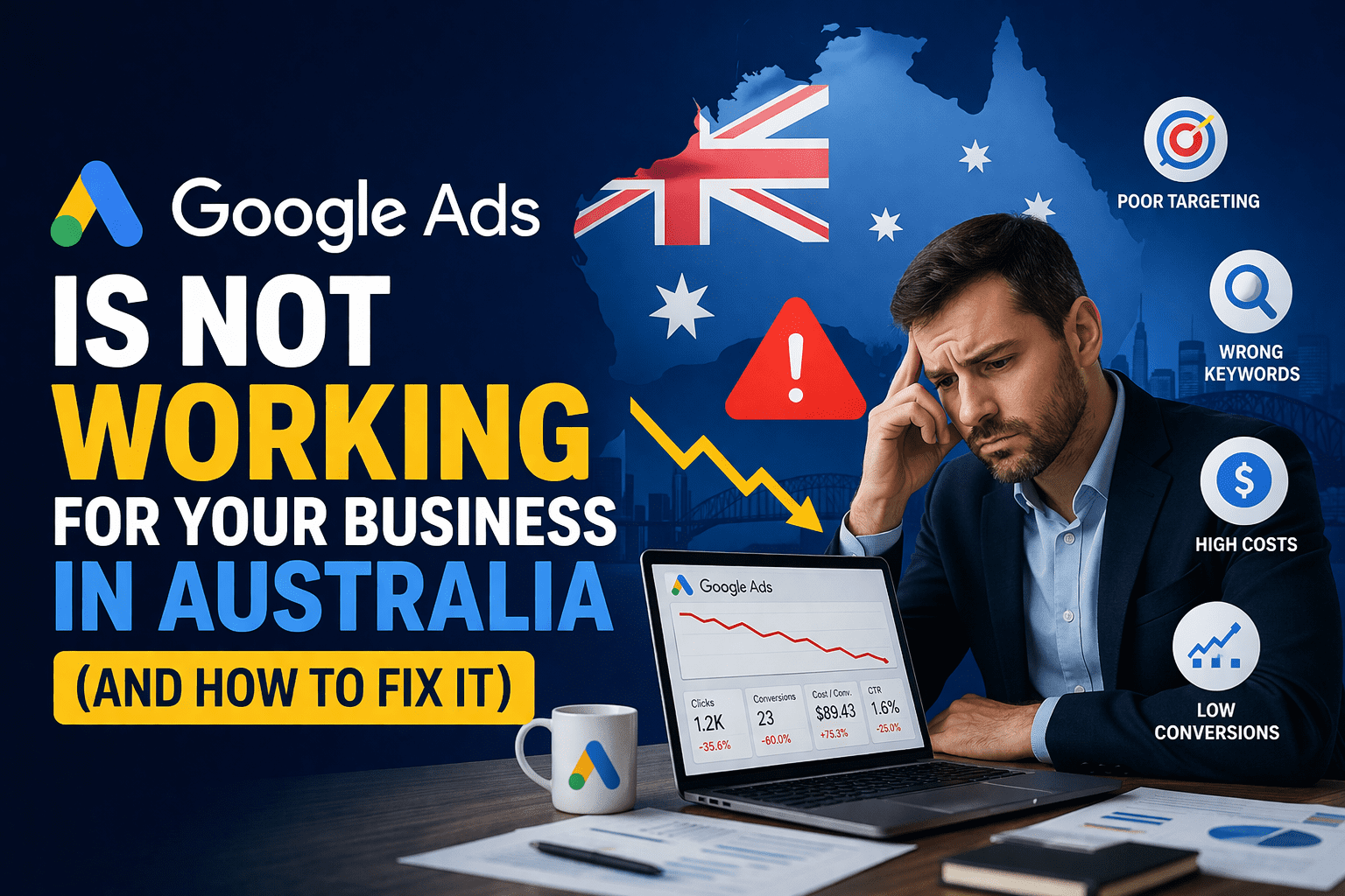Why Google Ads Is Not Working for Your Business in Australia (And How to Fix It)