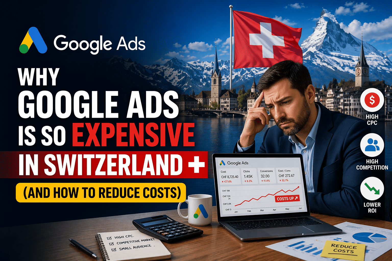 Why Google Ads Is So Expensive in Switzerland (And How to Reduce Costs)