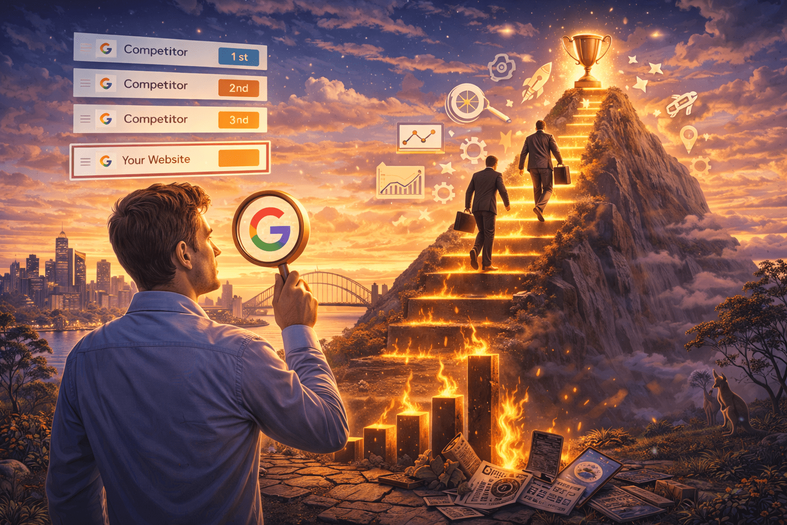 Why Your Competitors Rank Higher on Google in Australia (Simple Explanation)
